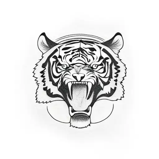 Tiger Arm Tattoo For Man