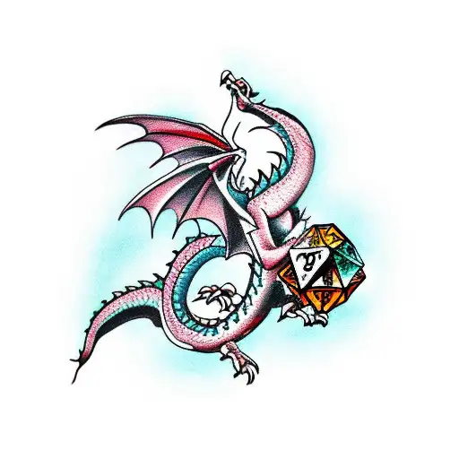 Dragon With D20