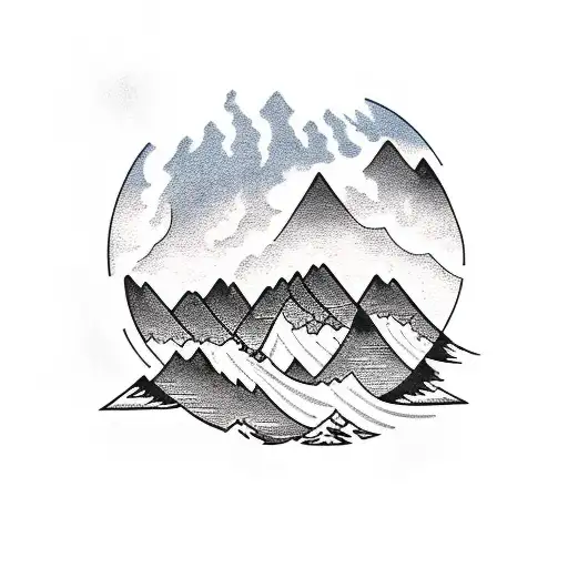 Mountain Waves Clouds