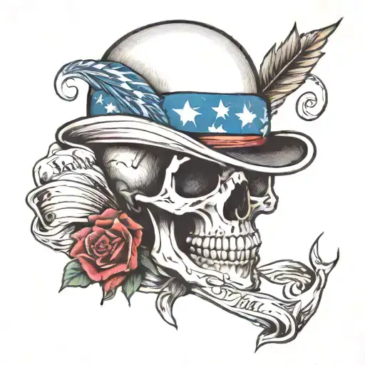 We The People Skull