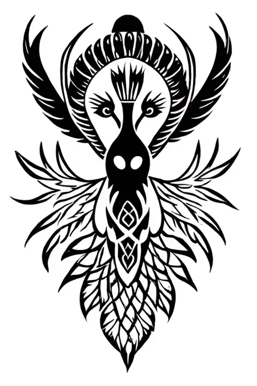 Sankofa Bird Save God Symbol