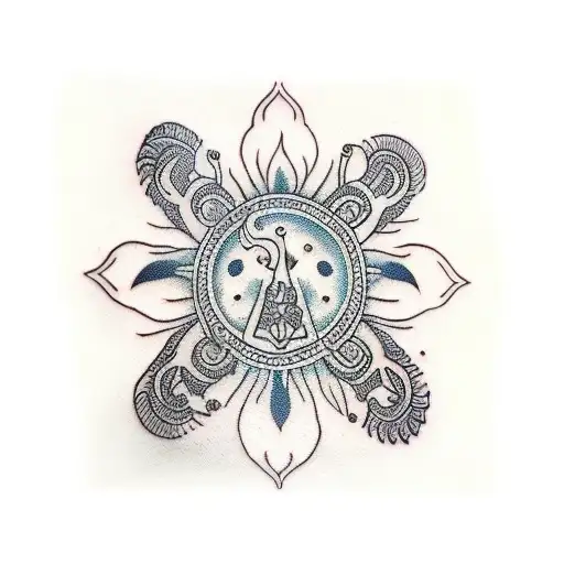 Hindu Religious Design Arm Band