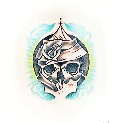 Hourglass Work Skull