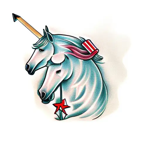 Horse Holding A Popsicle