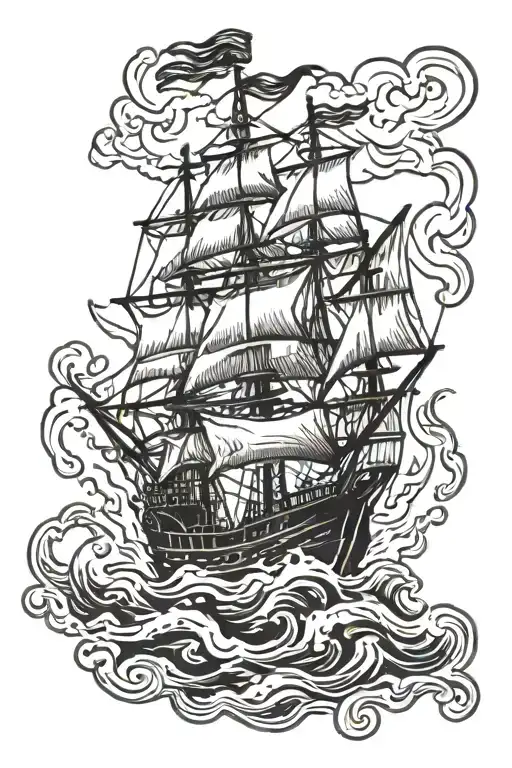 Ship On Fire Landing