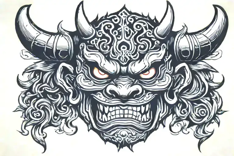 Oni Demon Mask