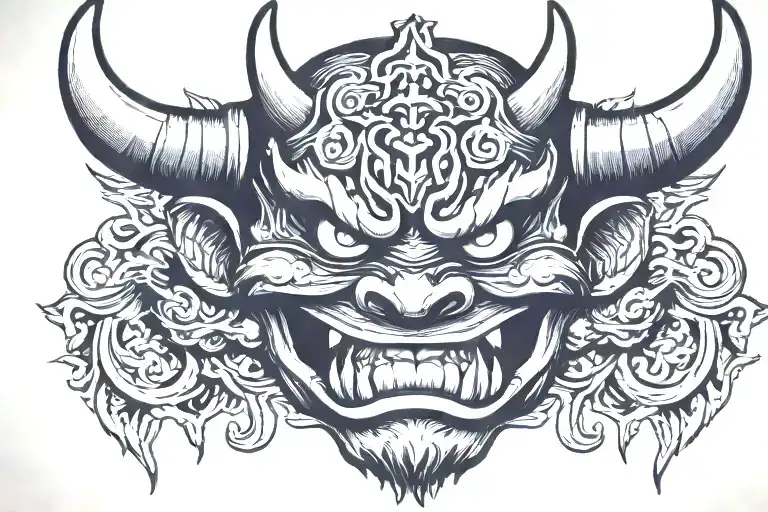 Oni Demon Mask