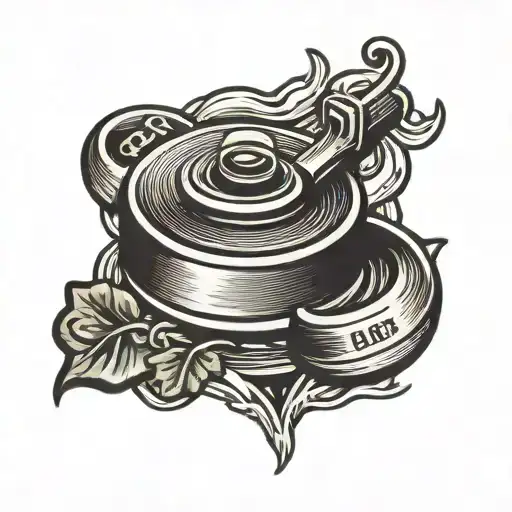 Curling Stone With Date