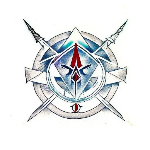 Assassin's Creed Symbol To Forearm Forming A Hidden Blade