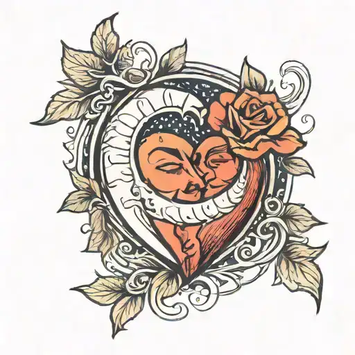 Moon And Human Heart Intertwined