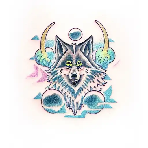 3 Bloddy Wolfs From Another Planet Wirh Burnout