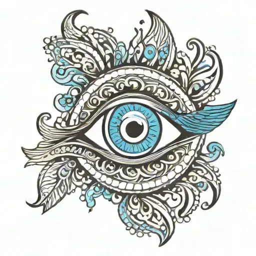 Evil Eye With Border