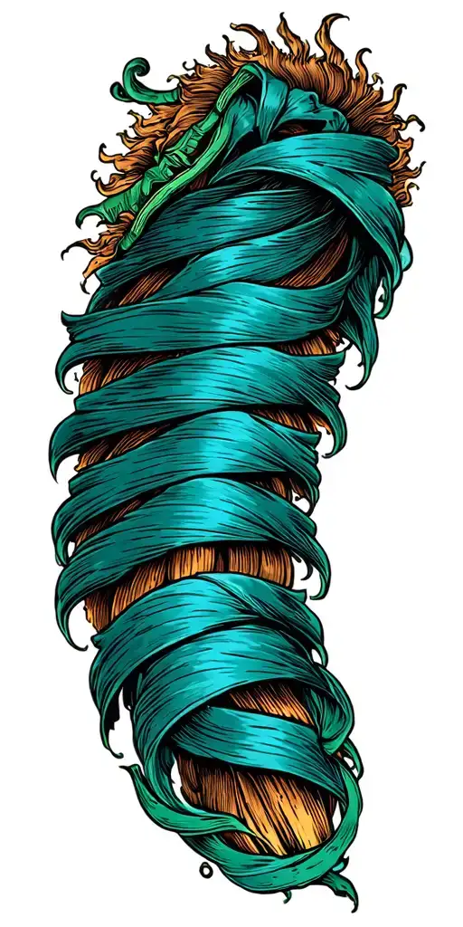 Muscle Fibers Tattoo Design