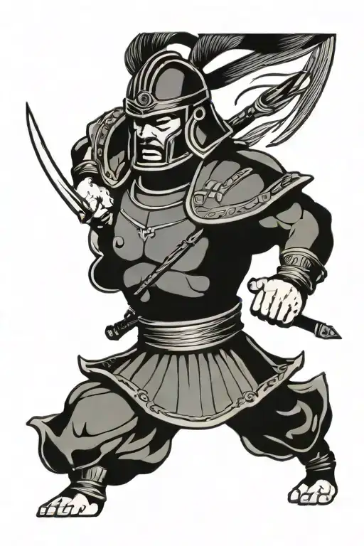 Japanese Spartan Warrior