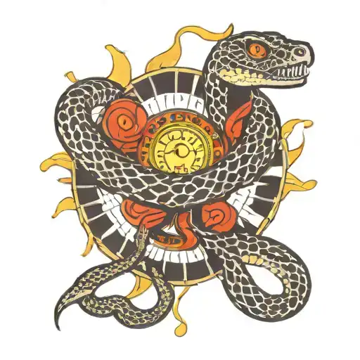 A Backstabbing Snake With Casino Chips For Scales