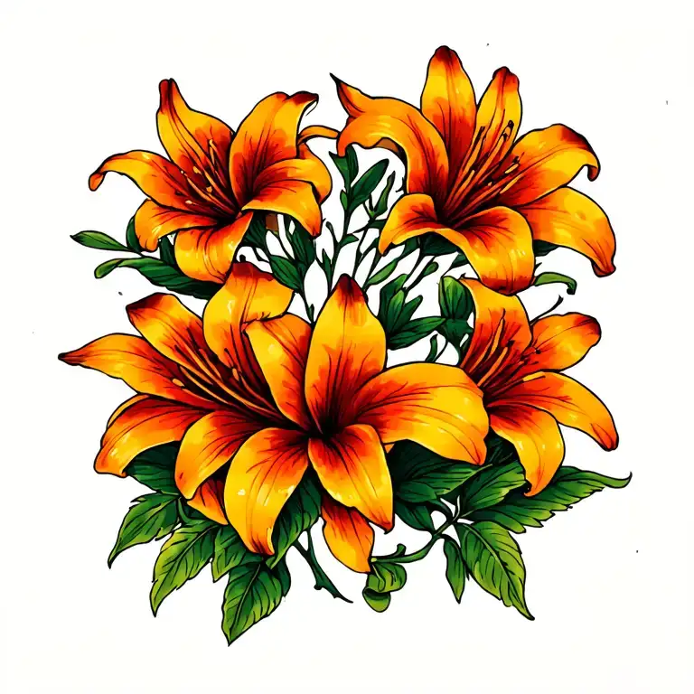 Tiger Lillies Flower