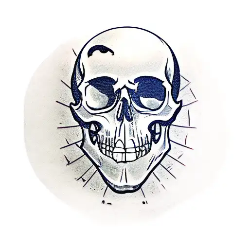 Skull With Money In His Eyes