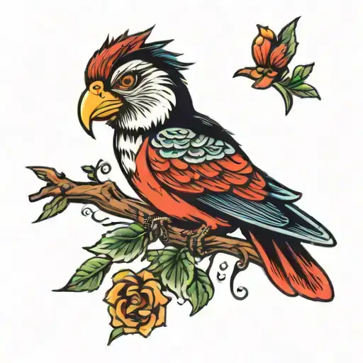 Fabio Bird Face Blood