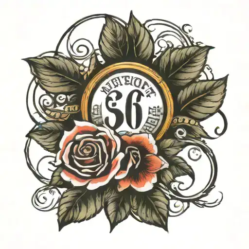 September 6 2008 Date Tattoo Featuring Roman Numerals