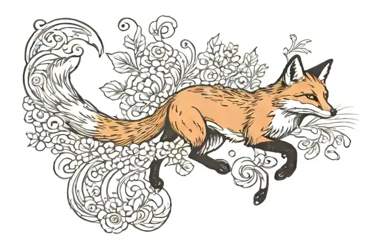 Fox Jumping Delicate Aloof