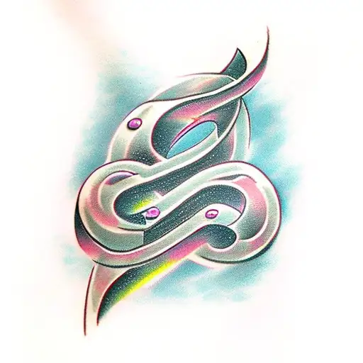 Infinity Symbol With Letter H