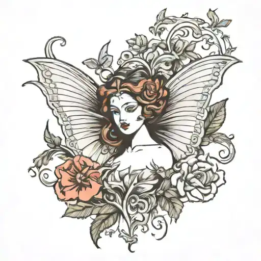 Feminine Demon In Morning Glory