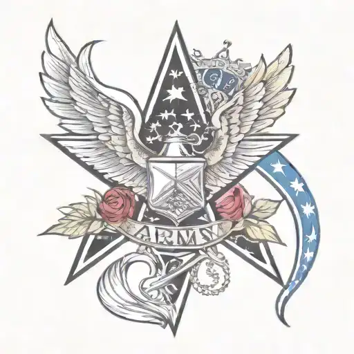 Army Mom & Air Force Veteran Jeweled