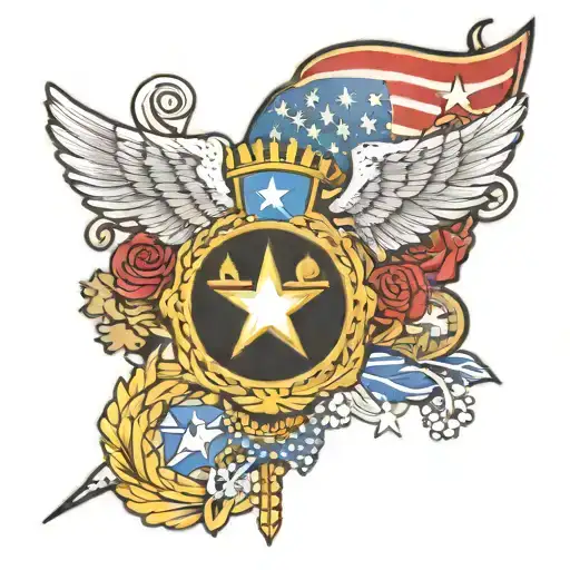 Army Mom & Air Force Veteran Jeweled