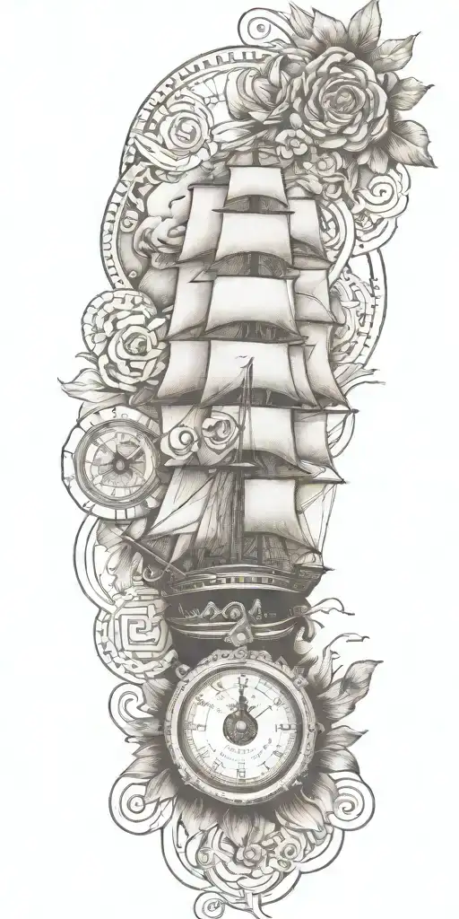 American Traditional Tattoo Design
