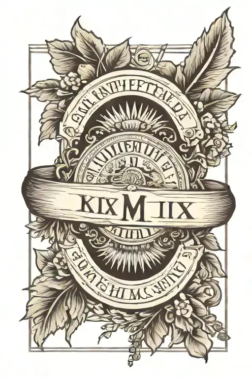 Date Of Birth In Roman Numerals Birth Date