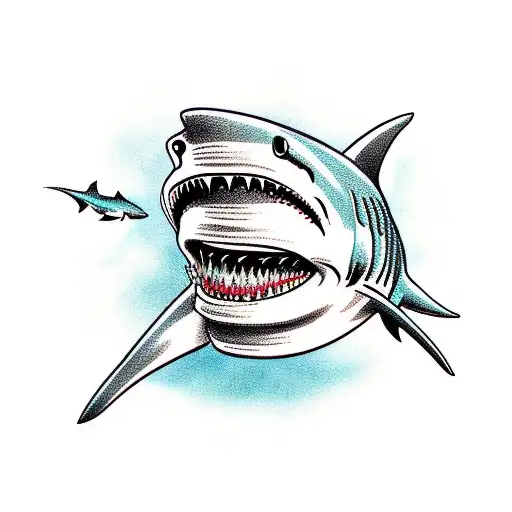 Shark Eating Beer Can