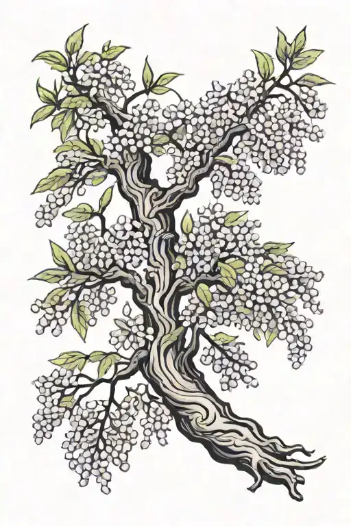 Wysteria Tree Full Arm Sleeve