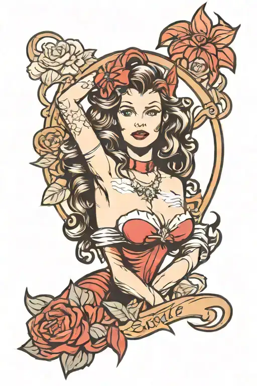 Pin Up Style Scarlet Witch