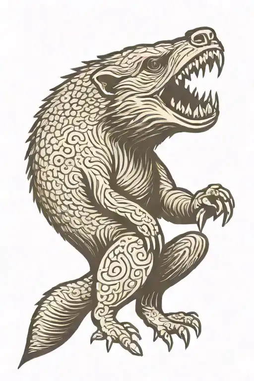 Honey Badger Scary Intimidating