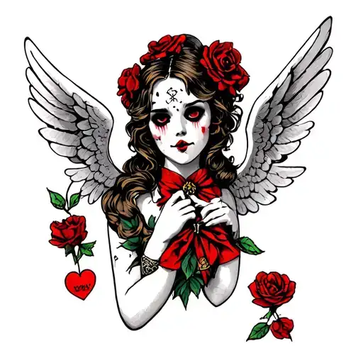 Cupid Goth Friday The 13Th Valentine's Day