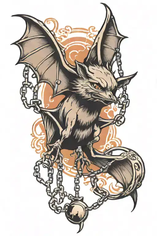 Bat With Chain