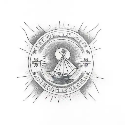 Sunrise In The Sea Black And White