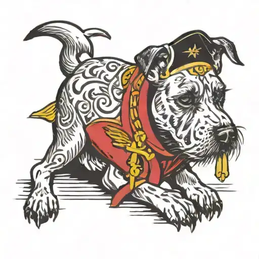 A Dog Dressed Like A Priest