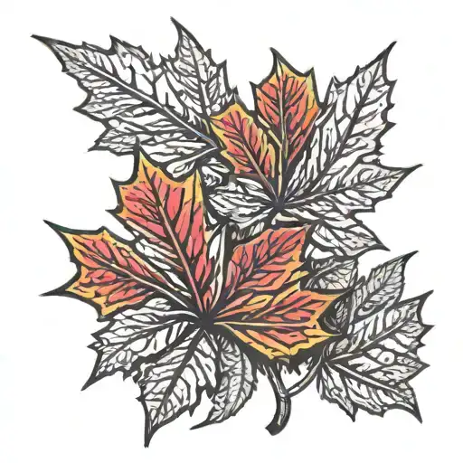Canada Maple Leaf Trinidad And Tobsgo Colours