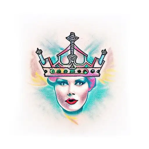 Queens Crown With Katarina Written Underneath It