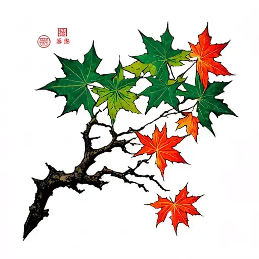 Japanese Maple Tree Branch