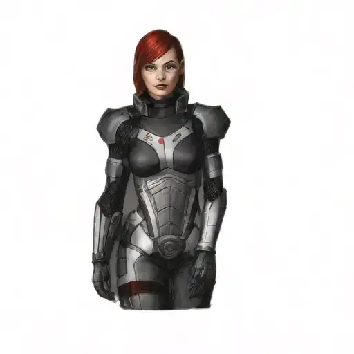 A Female Character From Mass Effect