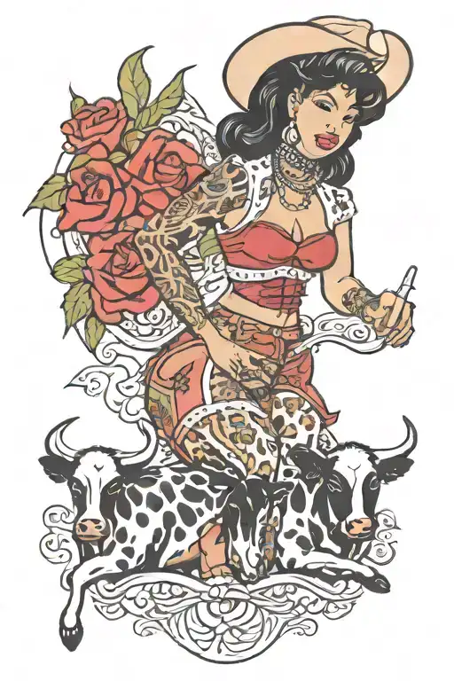 Selena Quintanilla Pinup Cow Outfit Inspired