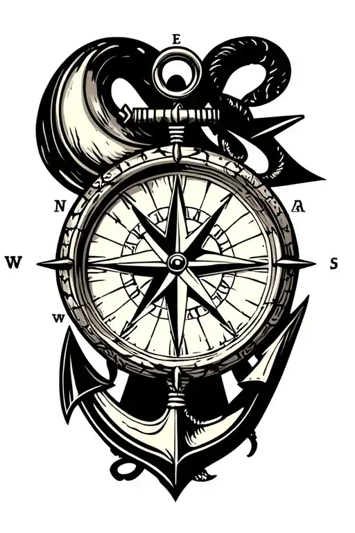 Time Piramide Ship Compass Anchor