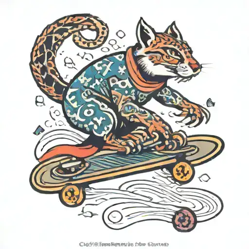 Animal Riding Skateboard