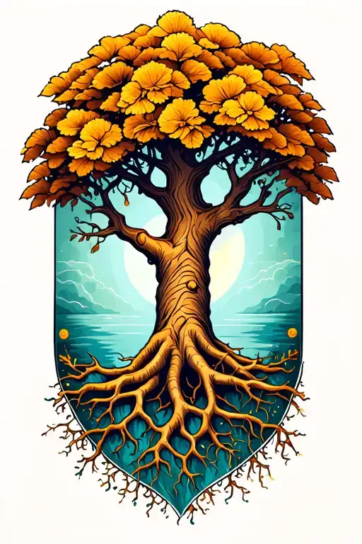Tree Of Life With Roots