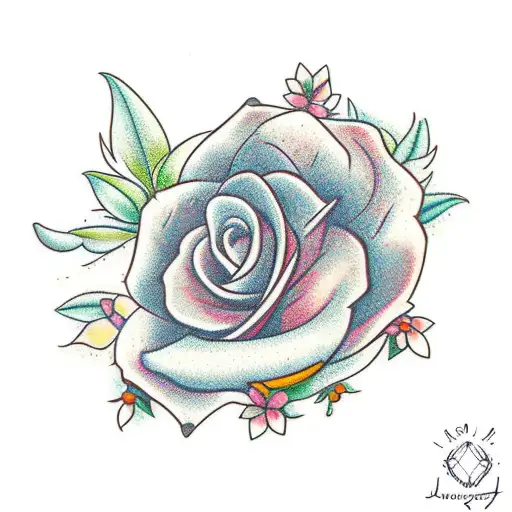 Jasmijn Plant With Emphasis On The Flower Clusters