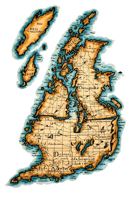 Nautical Map Of Chesapeake Bay