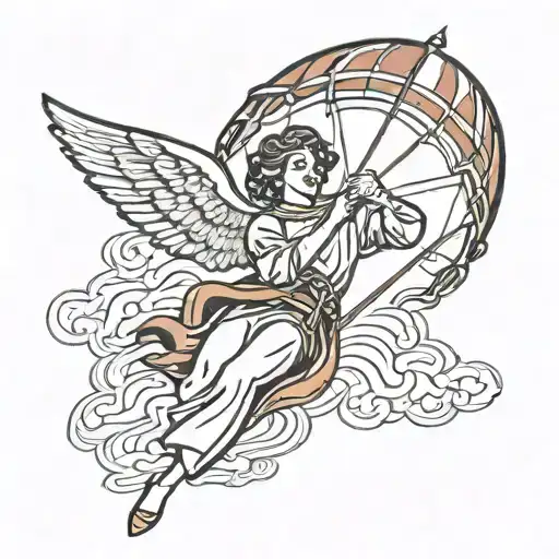 Angel With Parachute
