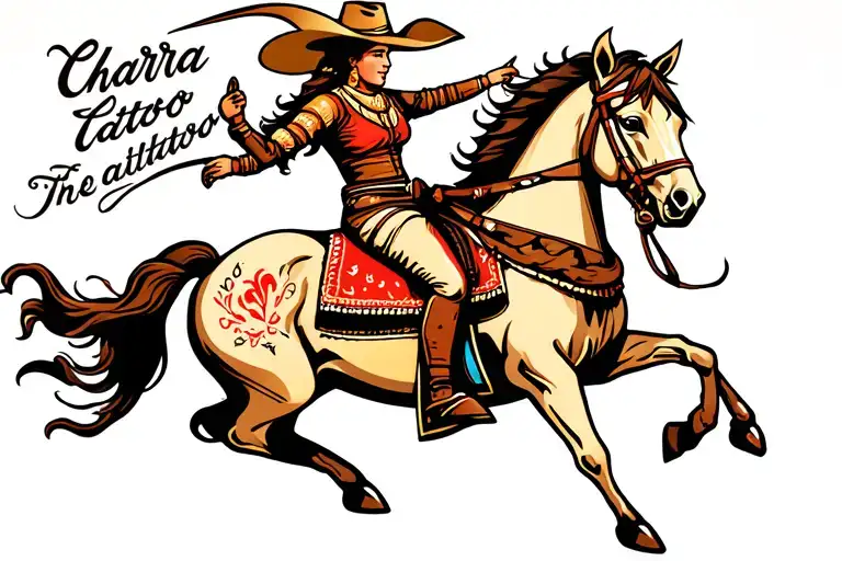 Charra Riding Horse Galloping